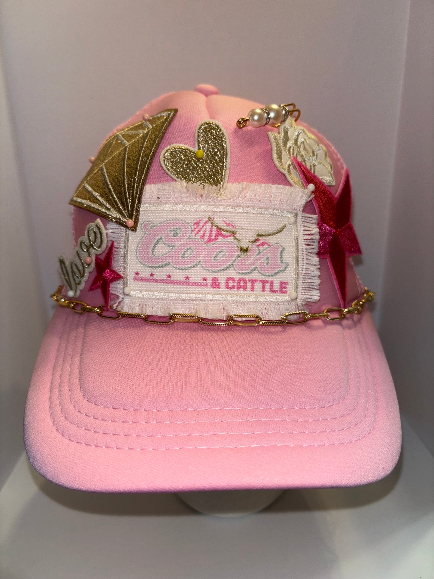 Trucker Patch Hat Coors and Cattle Theme
