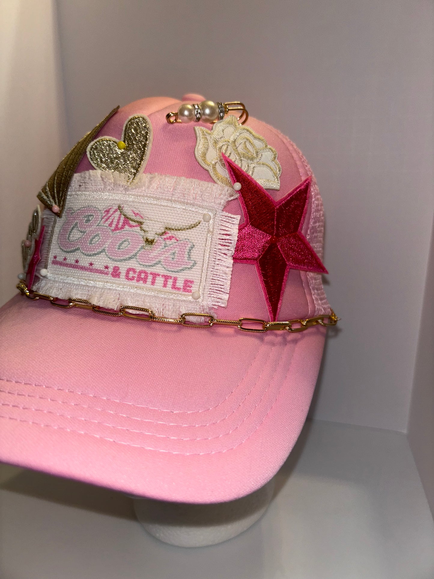 Trucker Patch Hat Coors and Cattle Theme