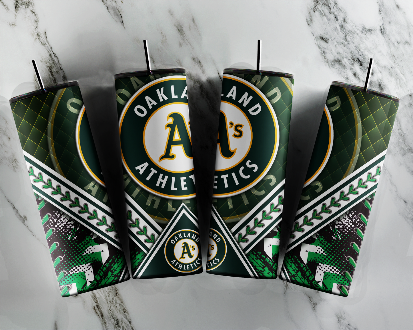 Oakland A's Sublimation Tumbler