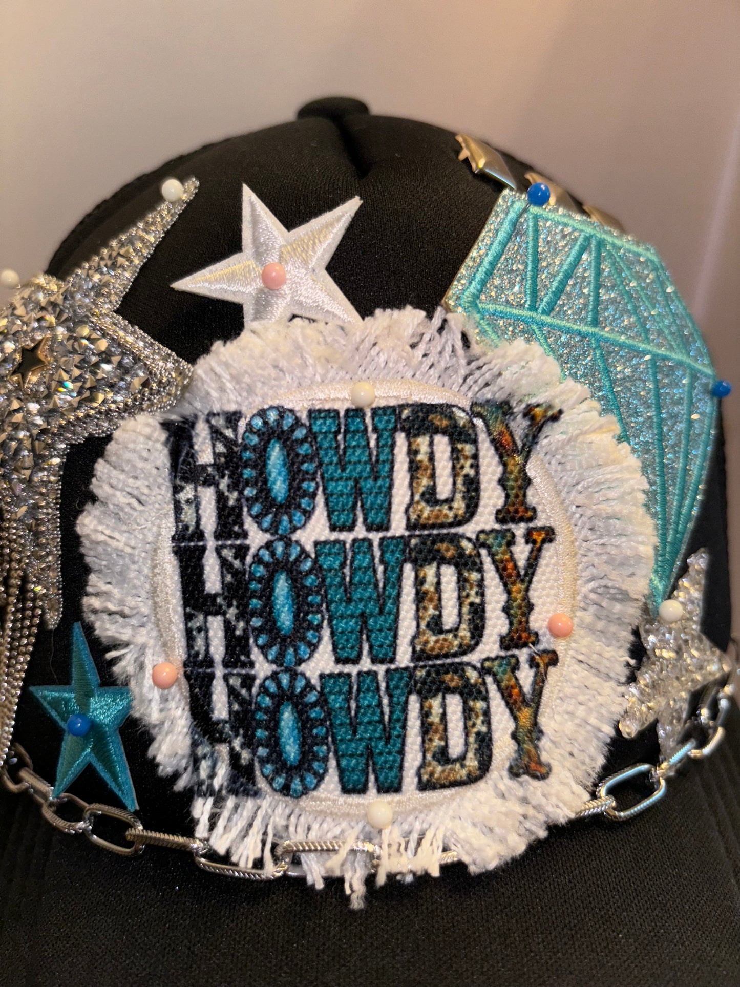 Trucker Patch Hat Cowgirl Howdy Theme
