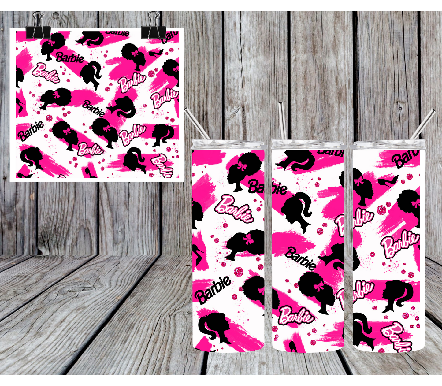 Barbie Sublimation Tumbler