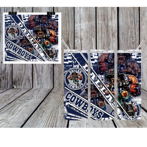 NFL Football Beast Sublimation Tumbler