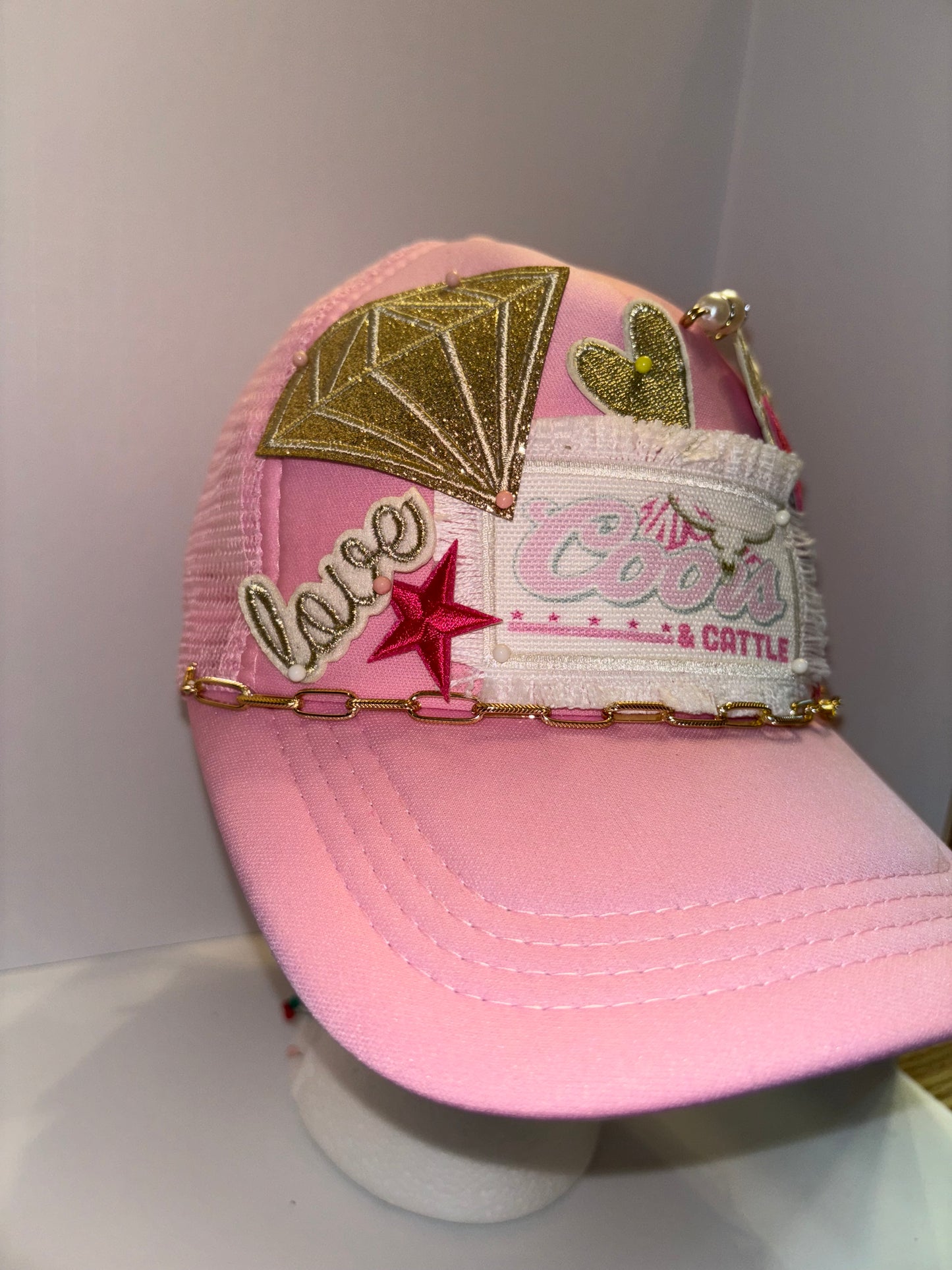 Trucker Patch Hat Coors and Cattle Theme