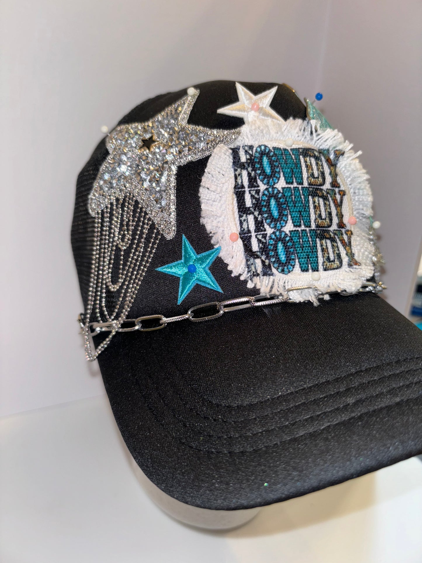 Trucker Patch Hat Cowgirl Howdy Theme