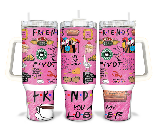 Friends Pink TV Show 40oz Tumbler