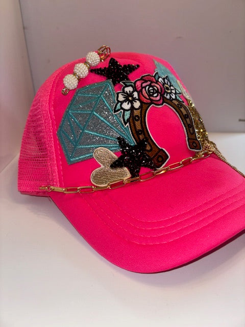 Trucker Patch Hat Cowgirl Theme