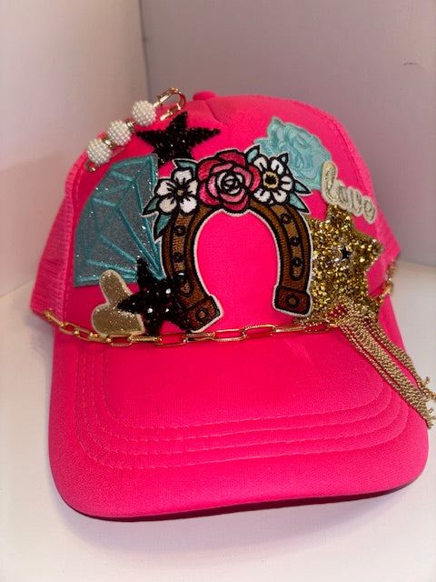 Trucker Patch Hat Cowgirl Theme