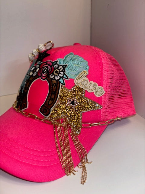 Trucker Patch Hat Cowgirl Theme