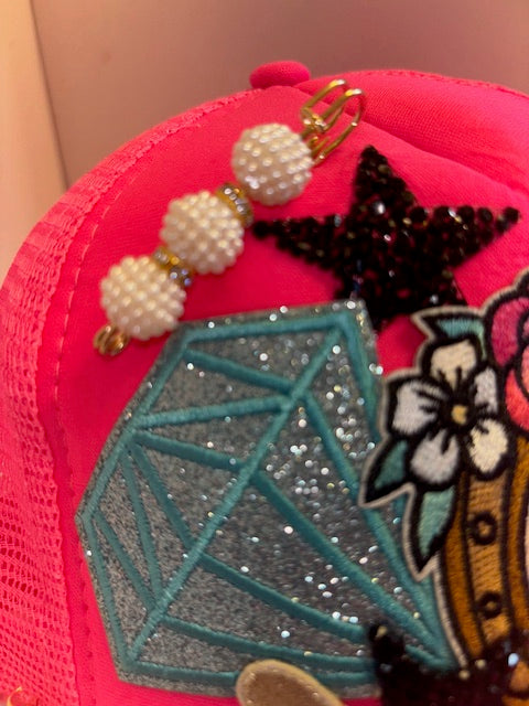 Trucker Patch Hat Cowgirl Theme
