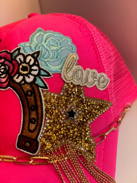 Trucker Patch Hat Cowgirl Theme