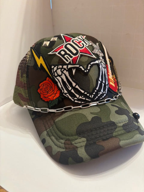 Trucker Patch Hat Rocker Theme
