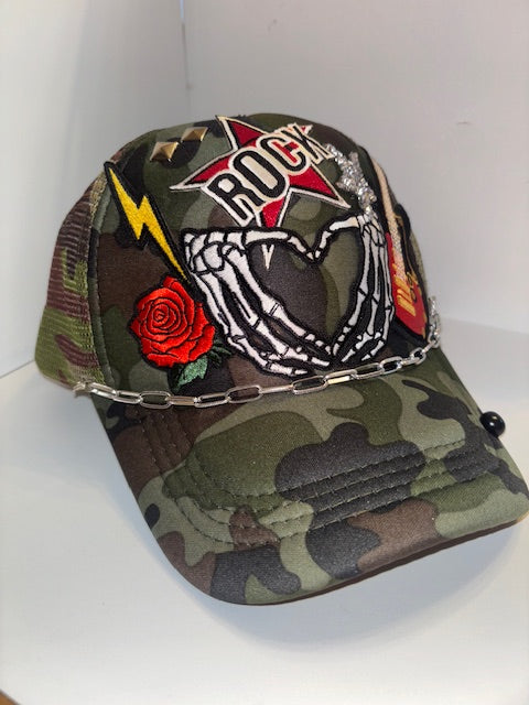 Trucker Patch Hat Rocker Theme