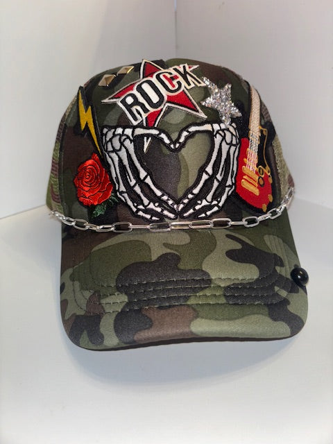 Trucker Patch Hat Rocker Theme
