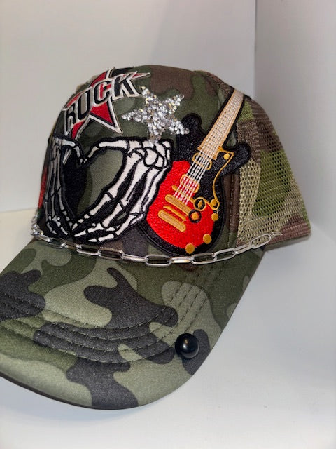 Trucker Patch Hat Rocker Theme