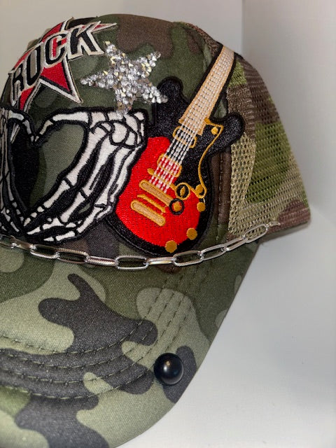 Trucker Patch Hat Rocker Theme