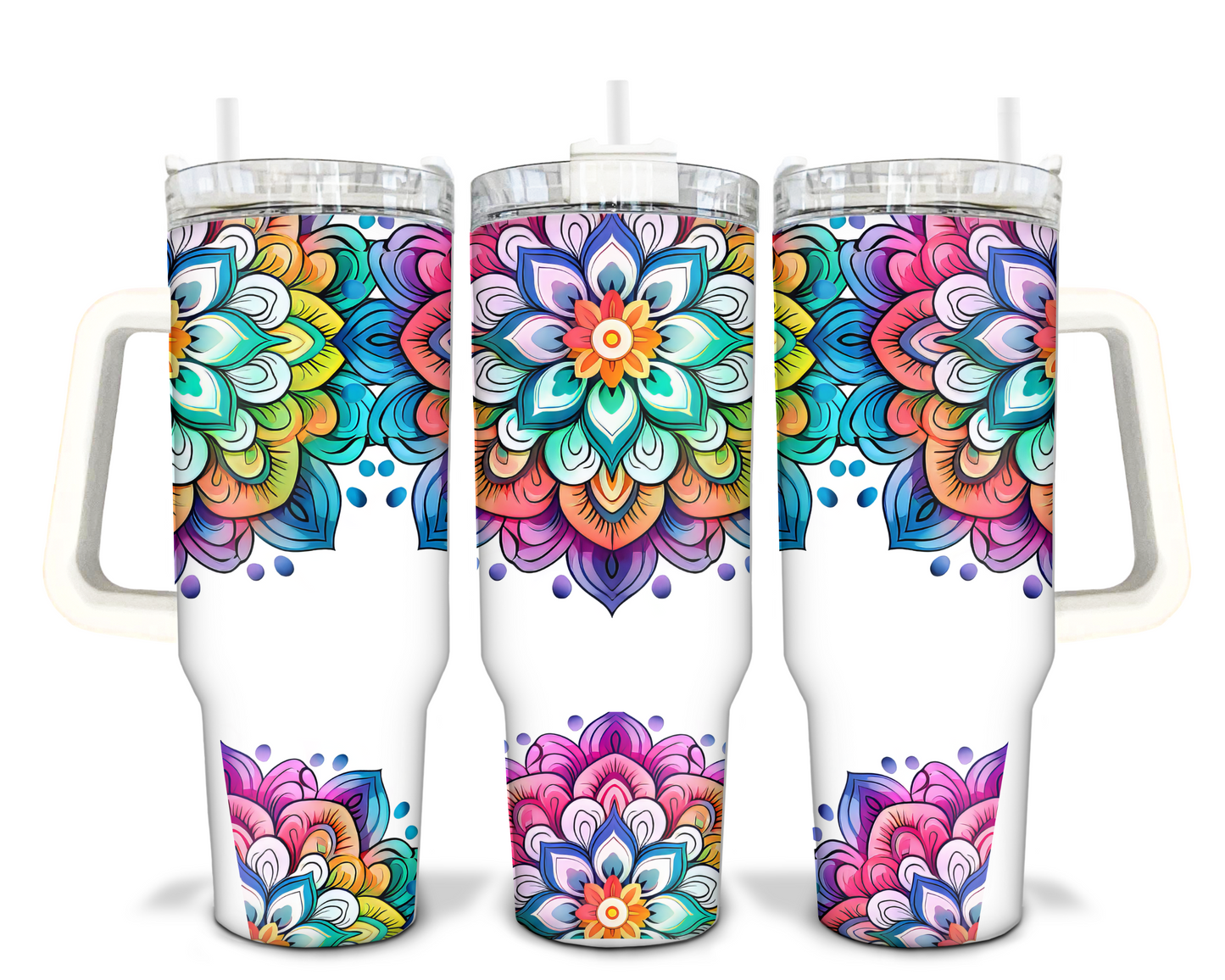 Mandala 40oz Sublimation Tumbler