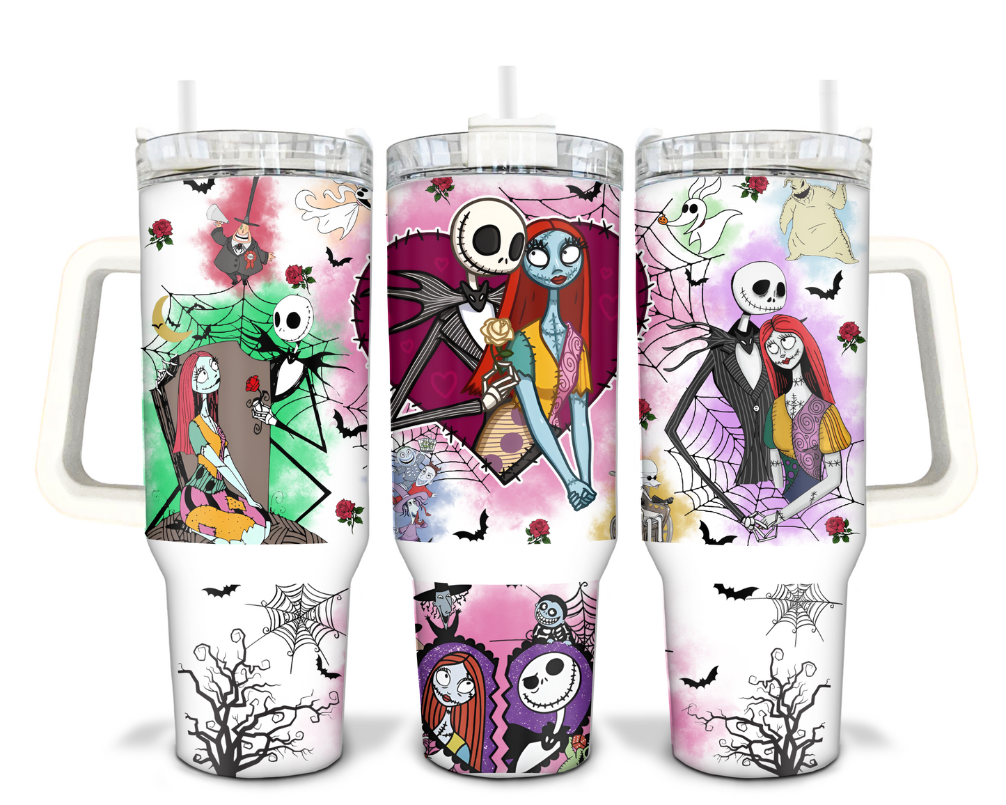 Nightmare Before Christmas 40oz Sublimation Tumbler