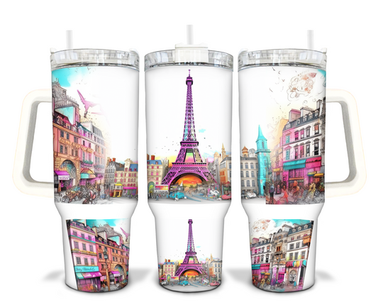 Paris 40oz Sublimation Tumbler