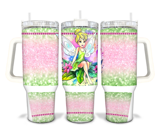 Disney Tinkerbell 40oz Sublimation Tumbler