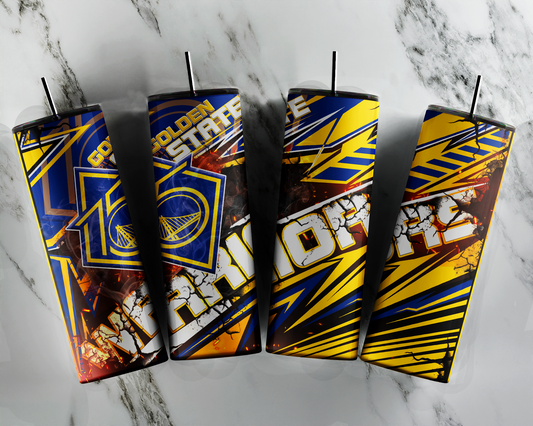 Golden State Warriors Sublimation Tumbler