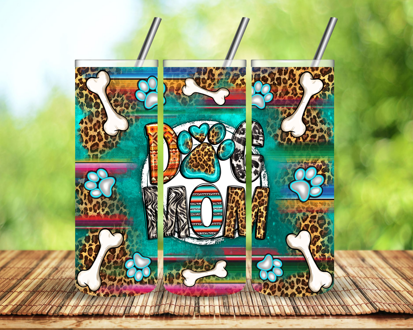 Dog Mom Sublimation Tumbler