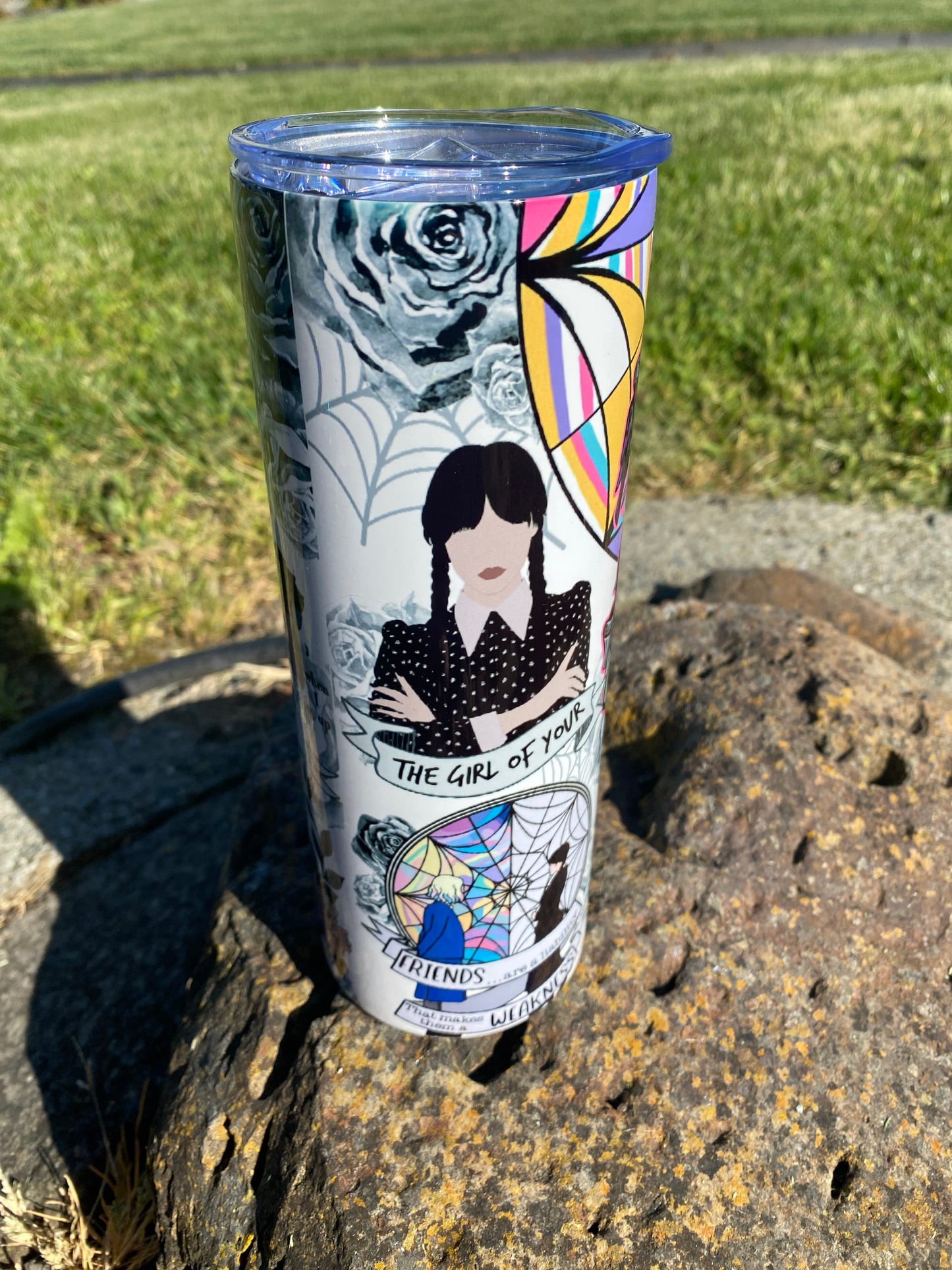Wednesday Addams Sublimation Tumbler