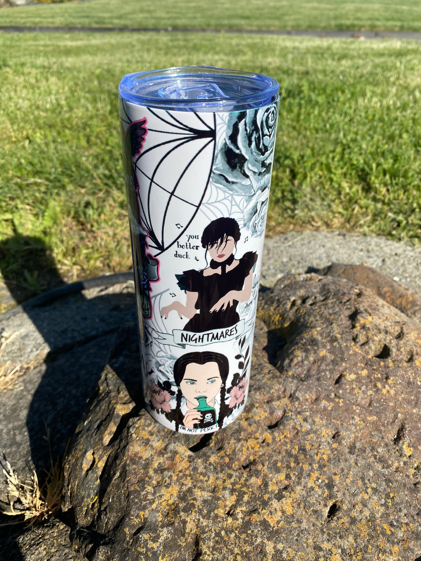 Wednesday Addams Sublimation Tumbler
