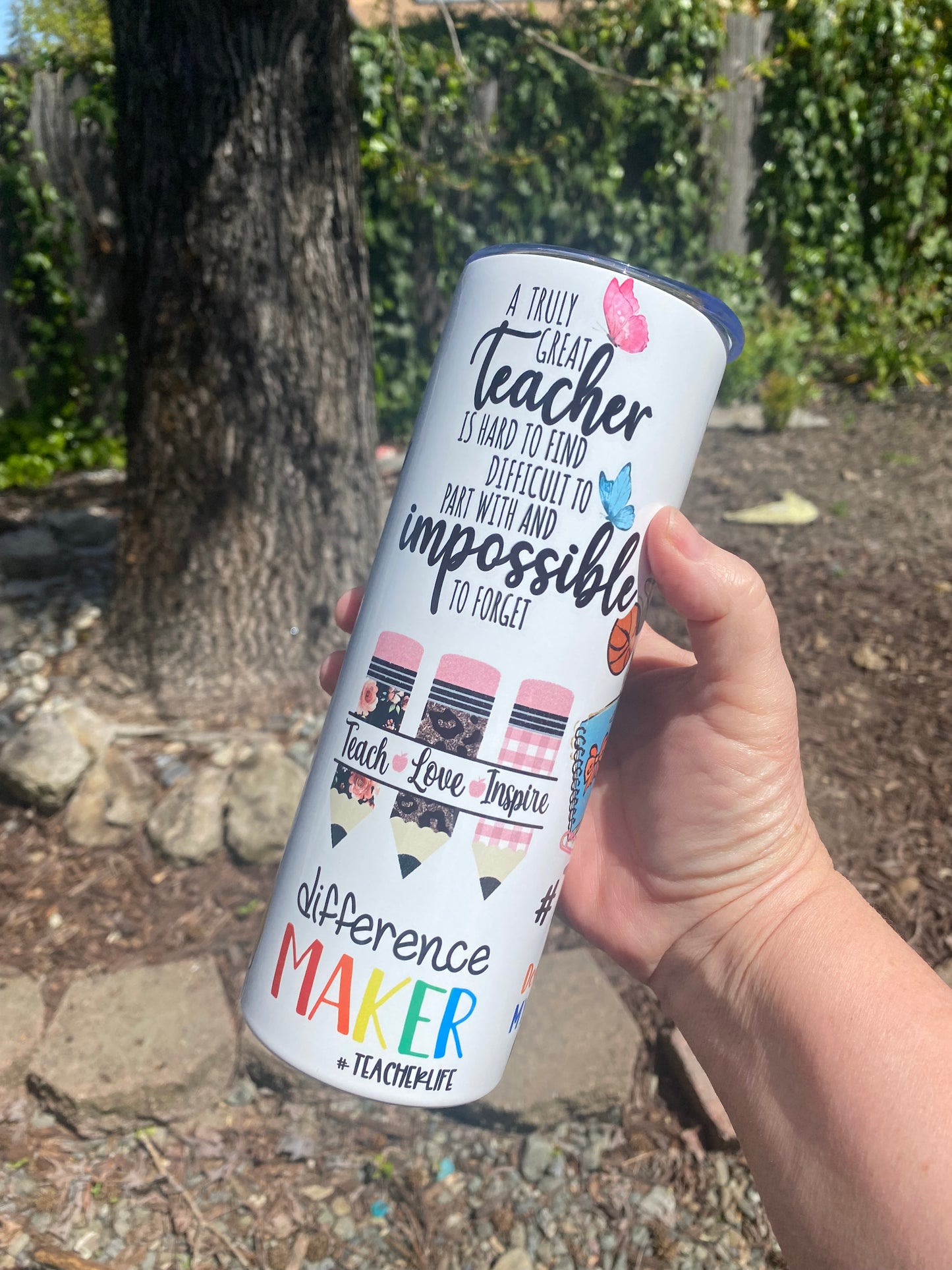 Teacher Life Sublimation Tumbler