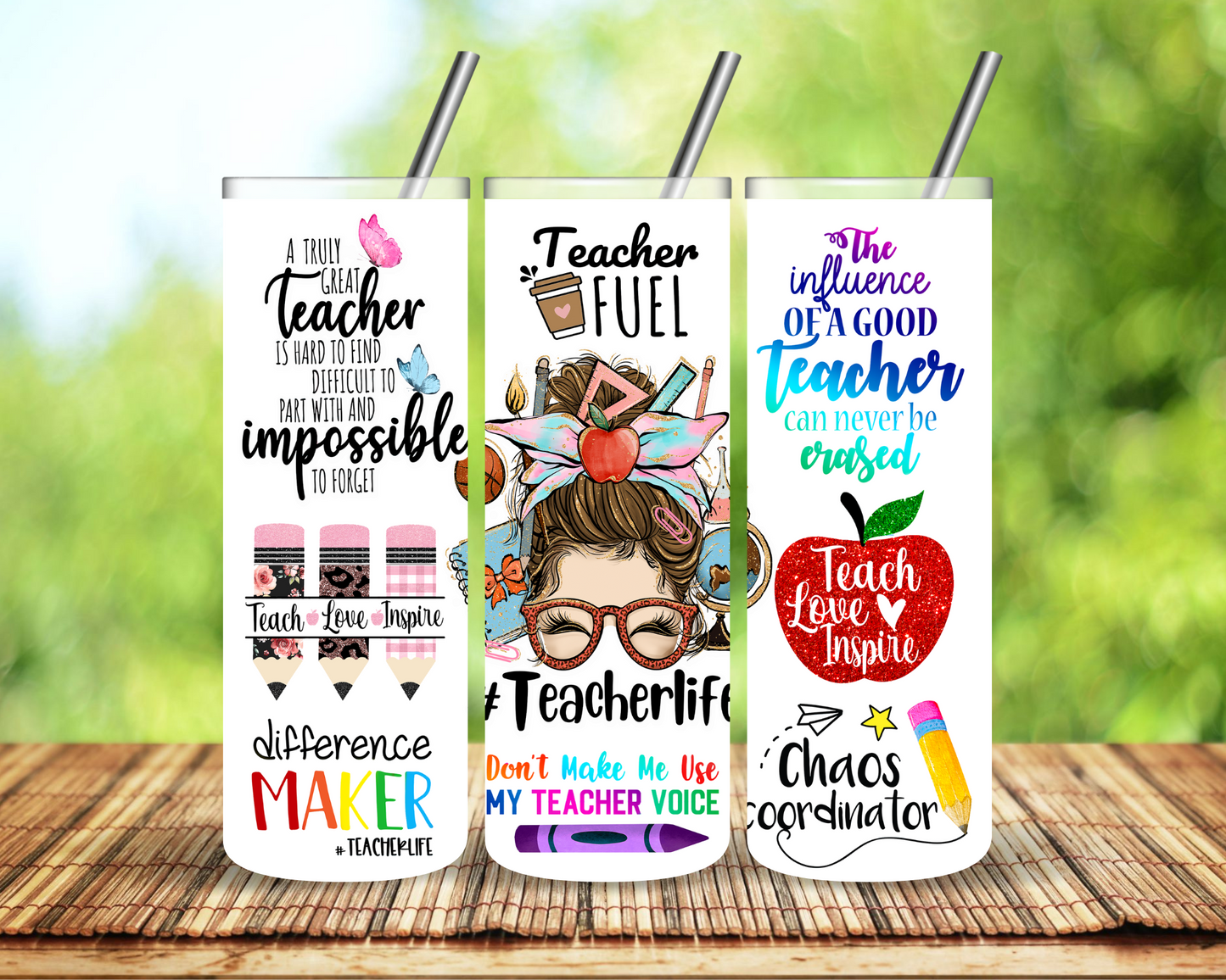 Teacher Life Sublimation Tumbler