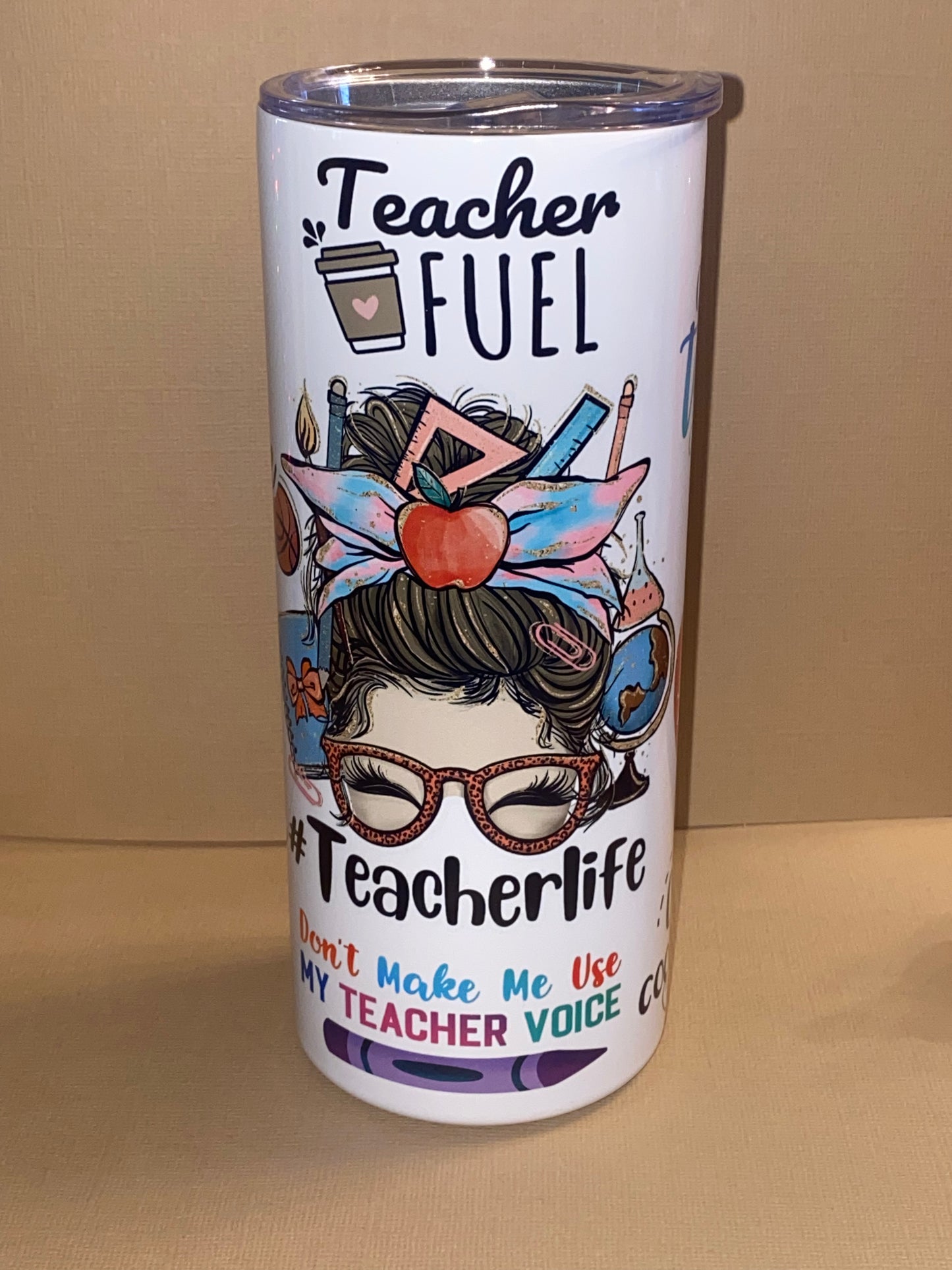 Teacher Life Sublimation Tumbler