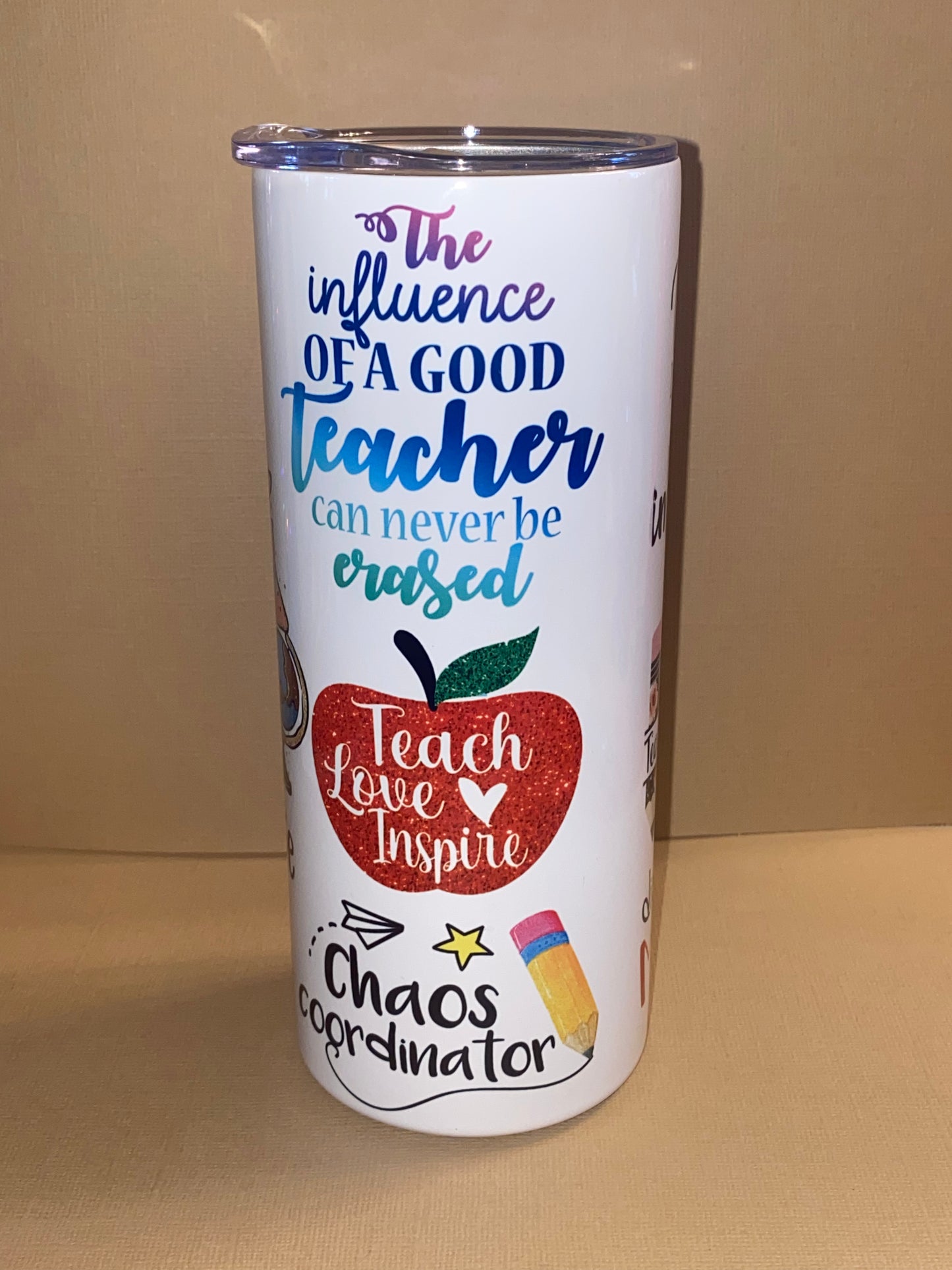 Teacher Life Sublimation Tumbler