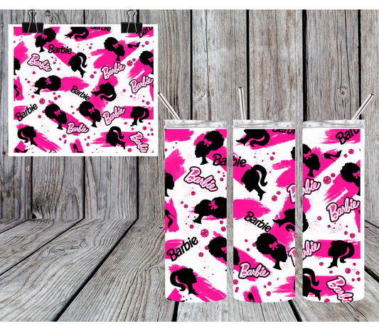 Barbie Sublimation Tumbler