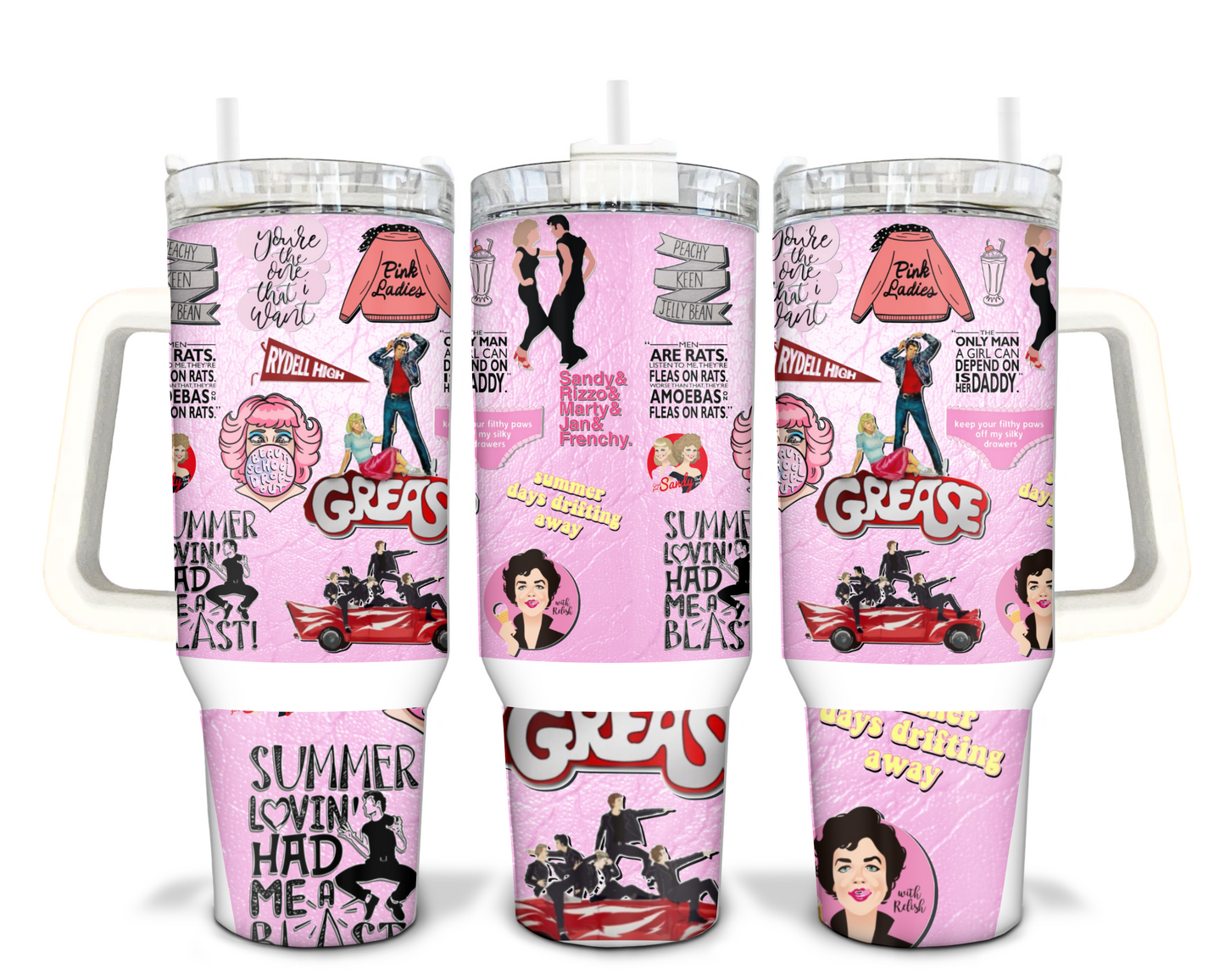 Grease 40oz Sublimation Tumbler