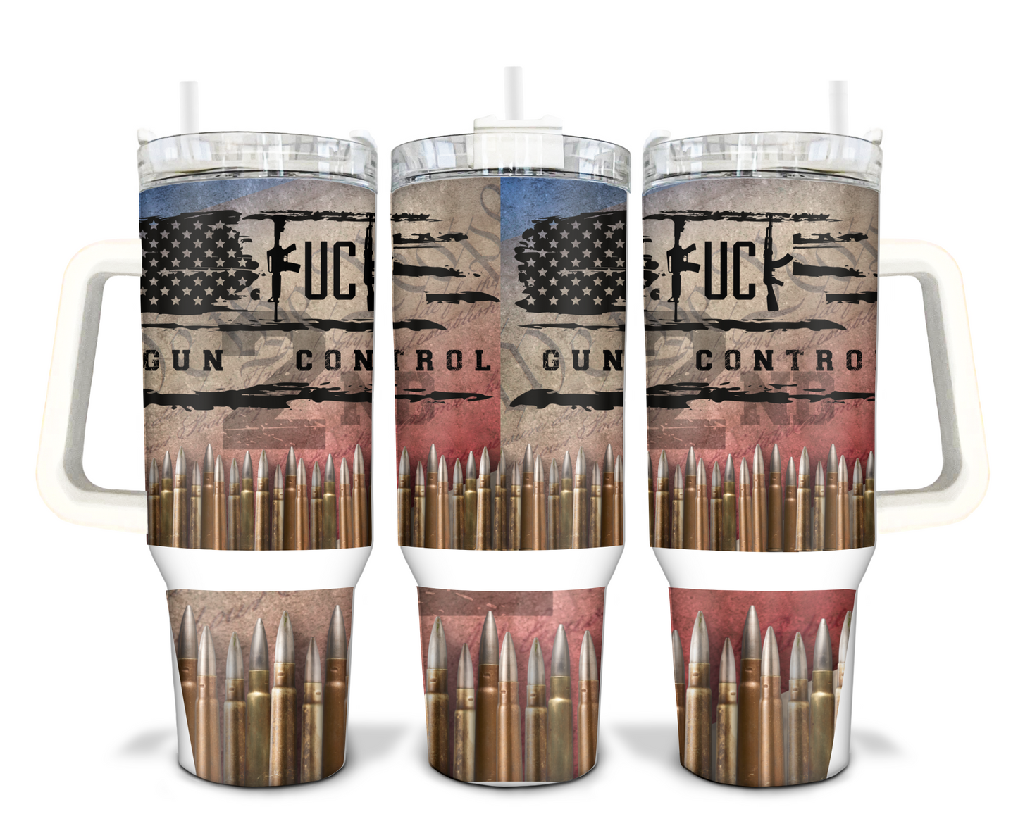 Gun Control 1 40oz Sublimation Tumbler