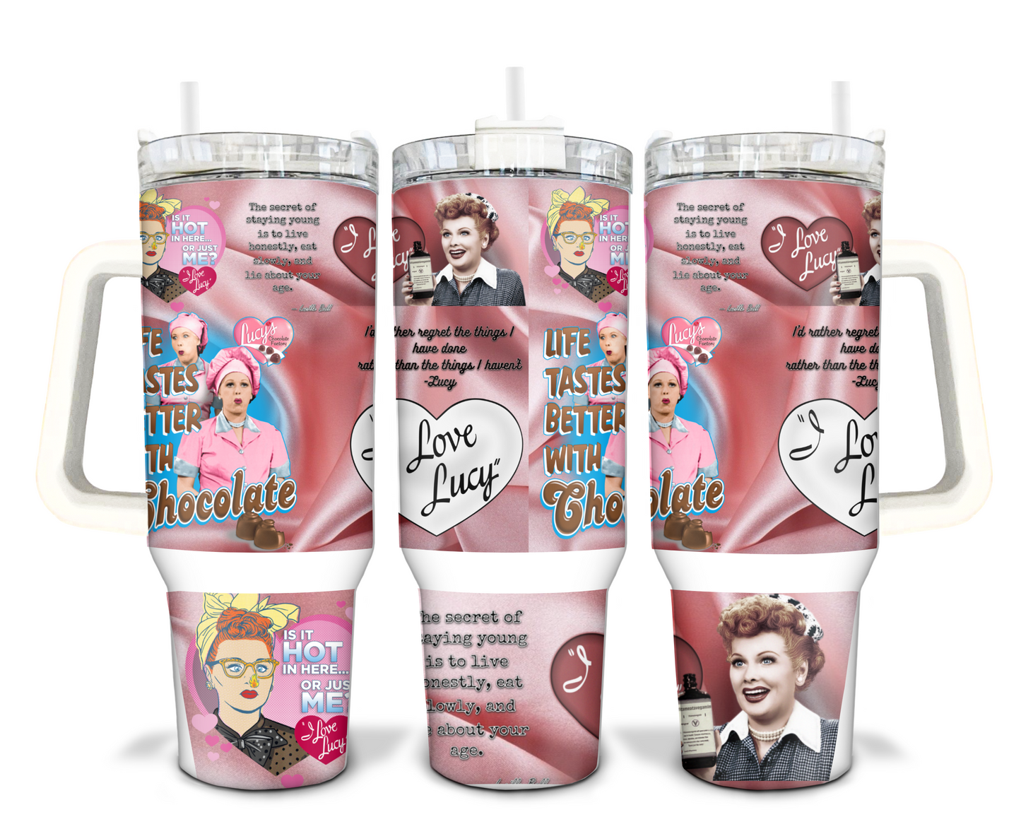 I Love Lucy TV Show 40oz Tumbler