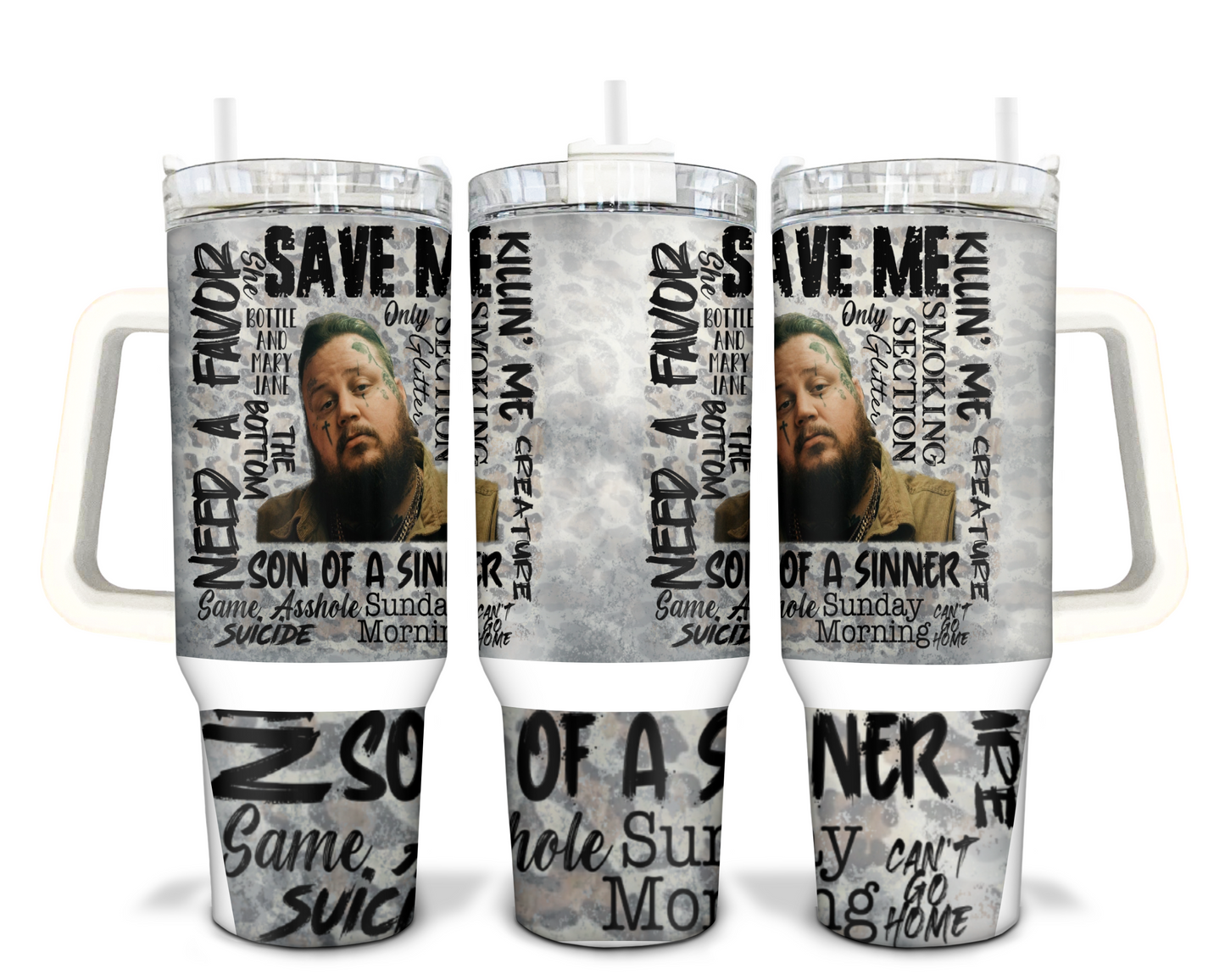 Jelly Roll 40oz Sublimation Tumbler