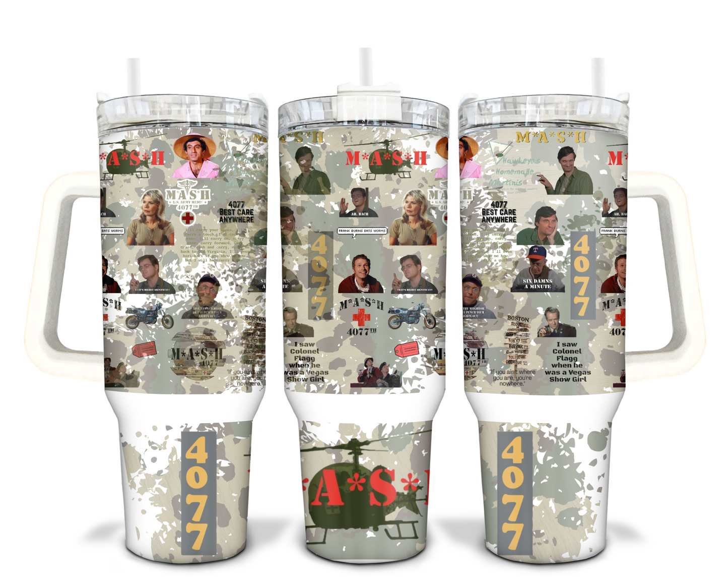 MASH TV Show 40oz Sublimation Tumbler