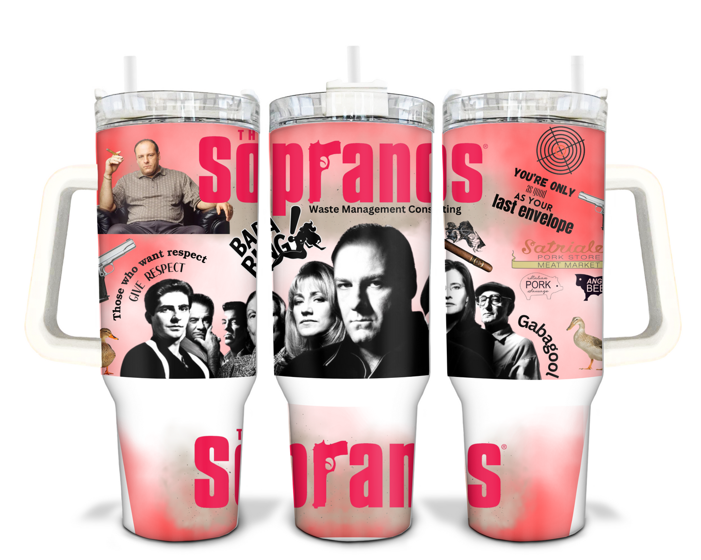 Sopranos 40oz Sublimation Tumbler