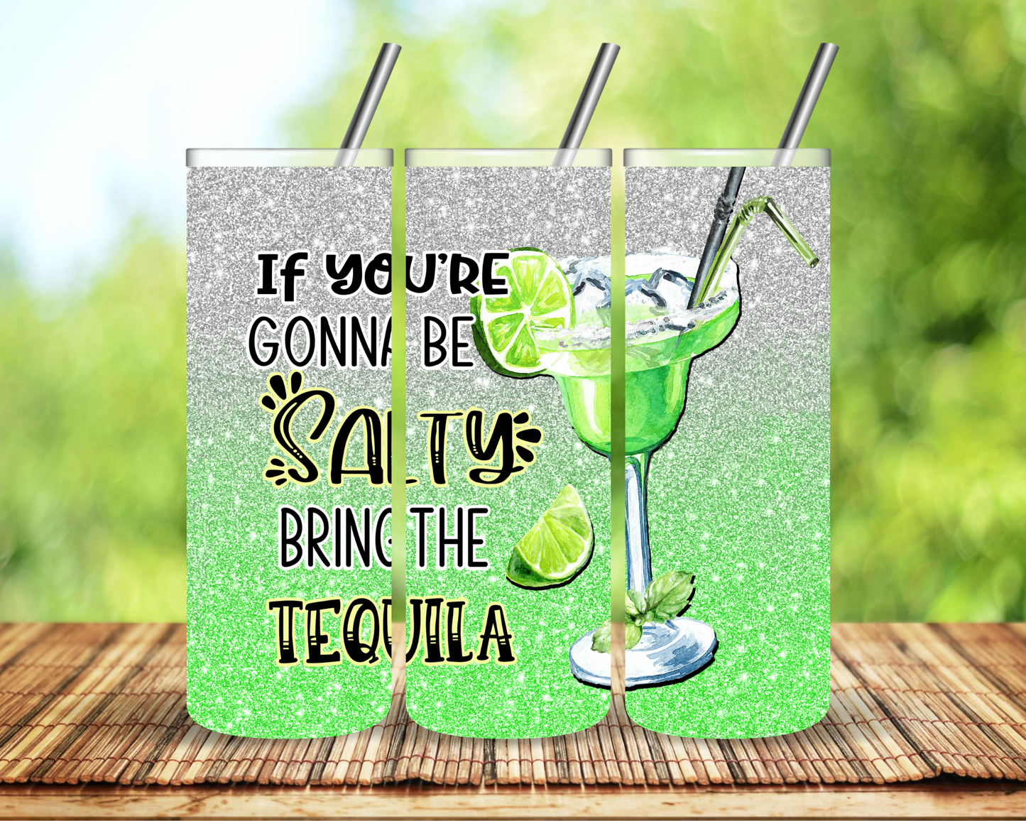 Salty Tequila Sublimation Tumbler