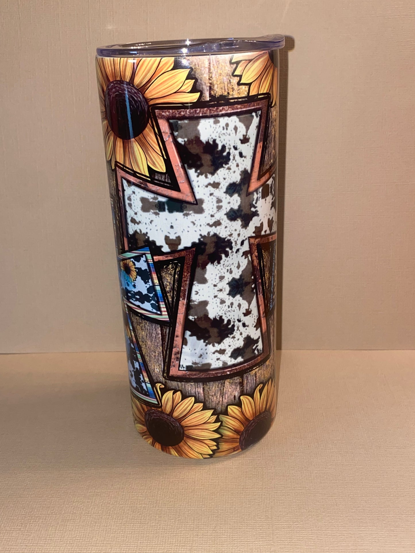 Faith Sunflower Sublimation Tumbler